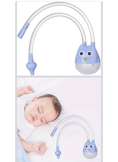 Baby Nasal Aspirator - Gentle and Safe Nasal Aspirator for Easy Mucus Removal, Ergonomic Design Helps Babies Breathe Comfortably and Keeps Nose Clean Without Irritation-color may vary