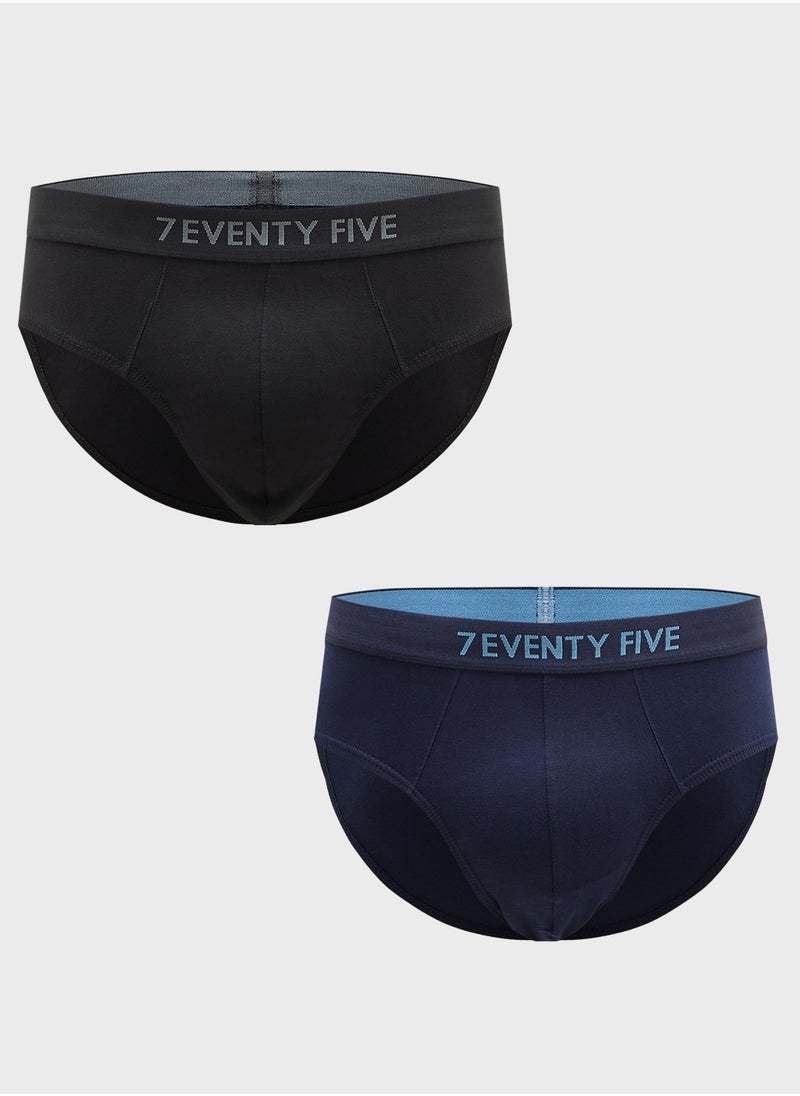 Seventy Five Basics Pack Of 2 Briefs  - Image 1