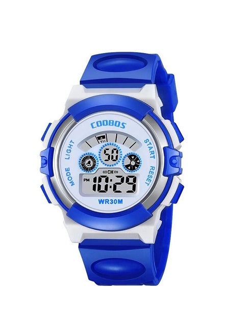 Kids' Water Resistant Rubber Digital Watch