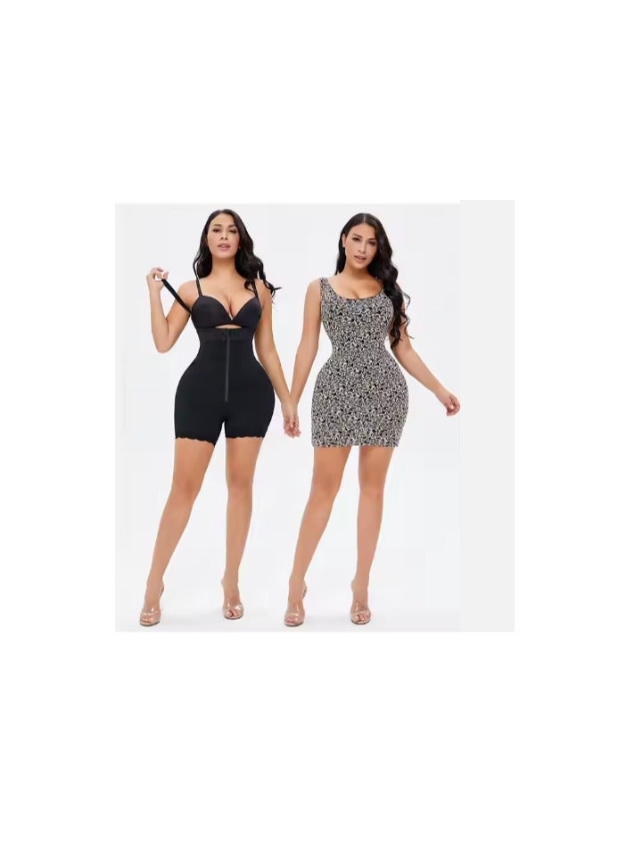 كورسيه تشكيل الجسم بحمالات ووسادات لتعزيز الأنوثة- لون بيج  - Image 5