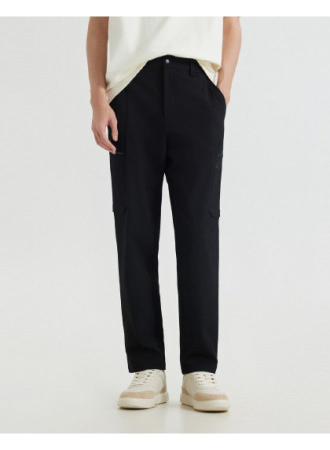 Cabbeen Same As In The Mall] Men's Casual Pants, Slim-fit Pants For Spring And Autumn, Simple And Fashionable Trousers, Men's Pants - Image 1