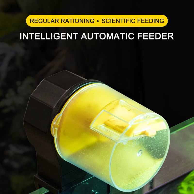 Fish Tank Automatic Feeder, Intelligent Timer Dispenser, Large Capacity Fish Feeder for Aquarium Small Fish and Turtle Tanks - Image 5