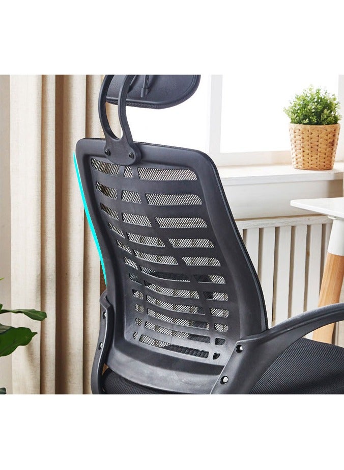 Ergonomic Office Chair Swivel Mesh Chair Computer Chair Upgraded Home Office Desk Chair Gaming Chair Executive Task Chair with Lumbar Support for Home Office - Black