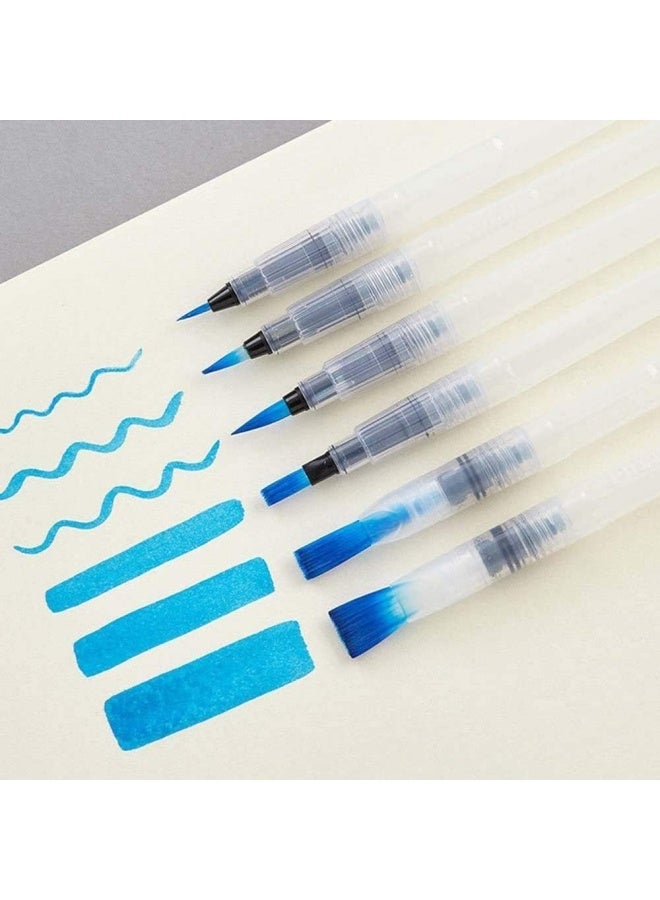 بريميفي طقم فرشاة ألوان مائية مكون من 7 قطع ولوحة بلاستيكية - Image 3