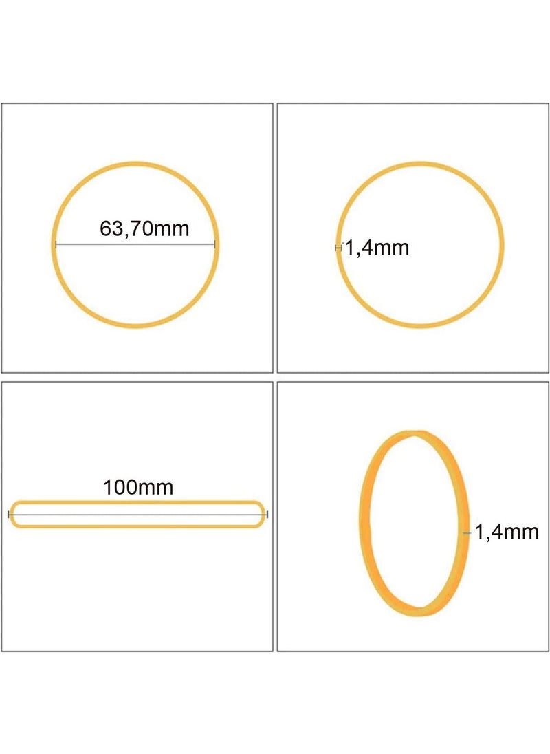 Ekoset 100MM Rubber Packaging Rubber 100's 12KG Box  - Image 4