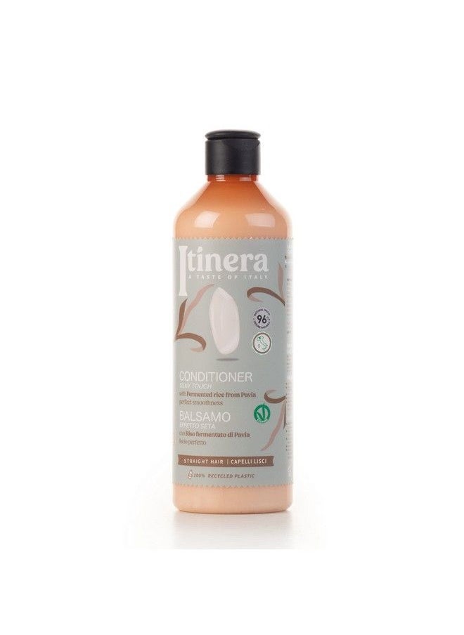 ITÍNERA - Silky Touch Conditioner With Fermented Rice From Pavia (12.51 Fl Oz) For Straight Hair Vegan Friendly 96% Natural Origin Ingredients - Image 1