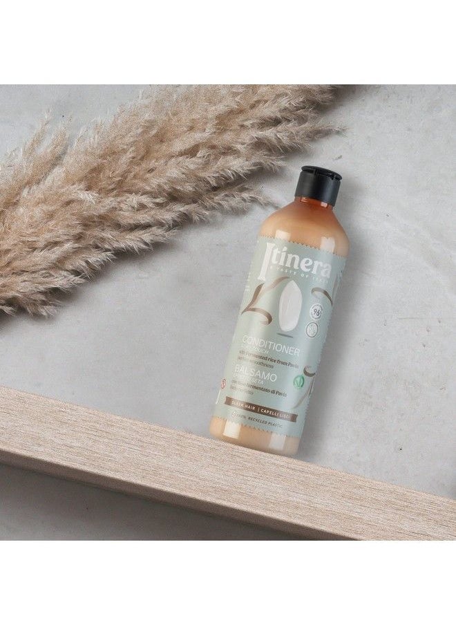 ITÍNERA - Silky Touch Conditioner With Fermented Rice From Pavia (12.51 Fl Oz) For Straight Hair Vegan Friendly 96% Natural Origin Ingredients - Image 1
