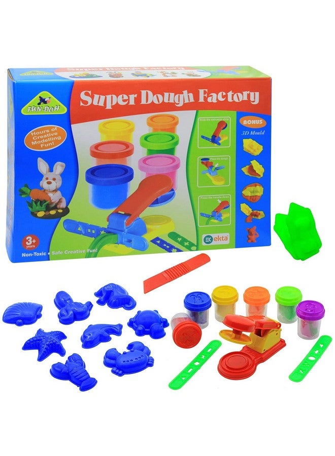إيكتا مجموعة طين النمذجة للأطفال من إيكتا إيكتا فن-دو سوبر دو فاكتوري - متعددة الألوان - Image 1