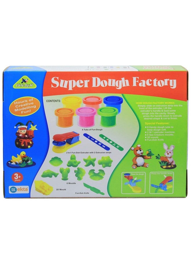 إيكتا مجموعة طين النمذجة للأطفال من إيكتا إيكتا فن-دو سوبر دو فاكتوري - متعددة الألوان - Image 4