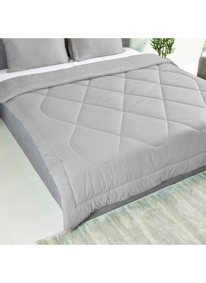 Home Box Ballina 3-Piece Solid Cotton Super King Comforter Set 240 x 240 cm  - Image 3