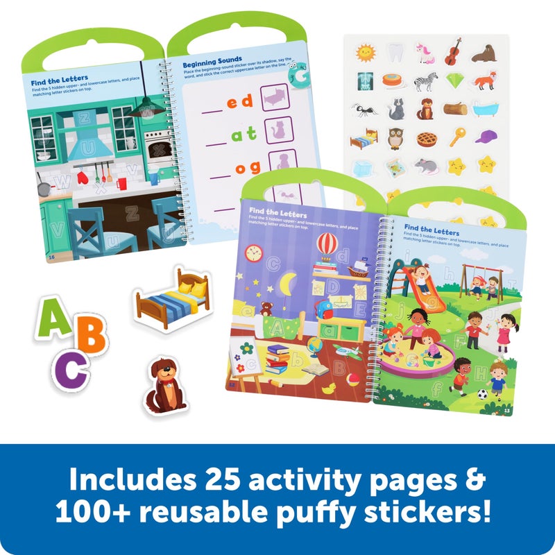 Learning Resources Skill Builders! Smart Stickers Letters & Phonics, 4 Pieces, Ages 3+, ABC Learning, Montessori Busy Book, Toddler Learning Books, Ages 3+, 4 Pieces - Image 3
