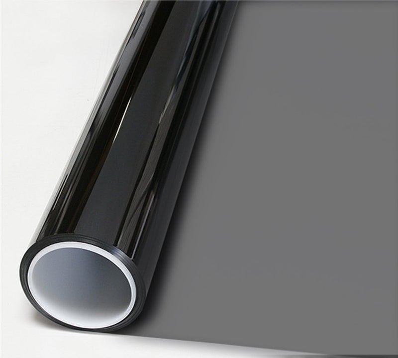 HOME13 70 Light Black Window Glass Film Daytime Privacy Sun Blocking Heat Control Anti UV Reflective Film Static Cling Window Home Office Living Room 20 36 in