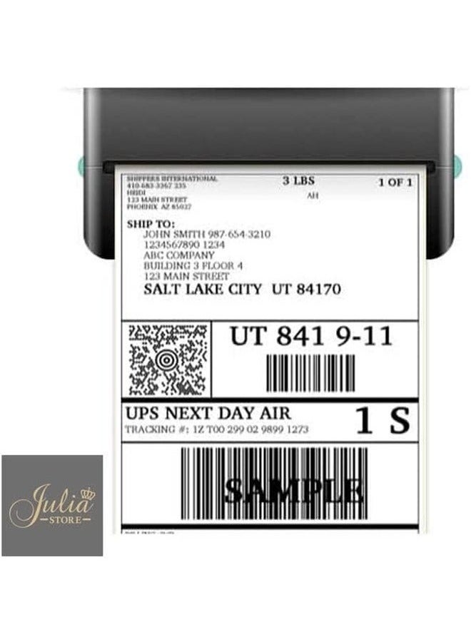 Generic Roll of 500 thermal sticker papers for thermal printers (policy printers),Shipping Label Paper Roll - 500 Thermal Stickers for Thermal Printers 10x15 CM - 4x6 inch A6 (Postal Printers) Compatible with All Shipping Companies - Image 4