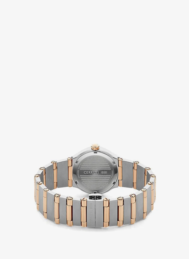 CERRUTI 1881  Women's Round Shape Stainless Steel Band Analog Wrist Watch 34 mm - Brown Dial - CIWLK2225401 for Women | Best Price UAE