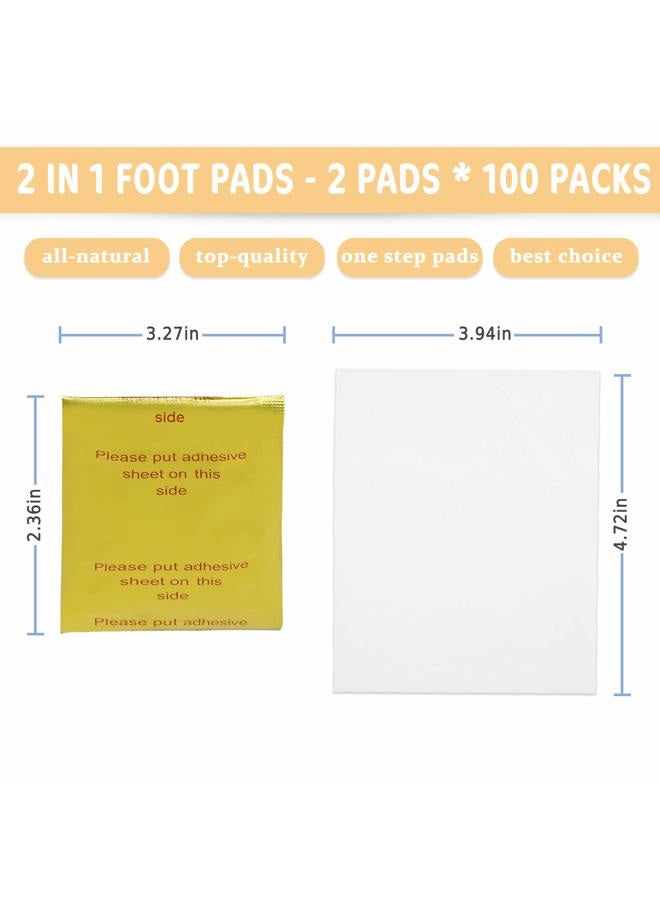 maguja Foot Pads | 100PCS Natural Ginger Foot Pads Foot and Body Care | Sleep & Feel Better | Natural & Premium Ingredients Organic Foot Pads for Travel and Home Use(Ginger Powder) - Image 3