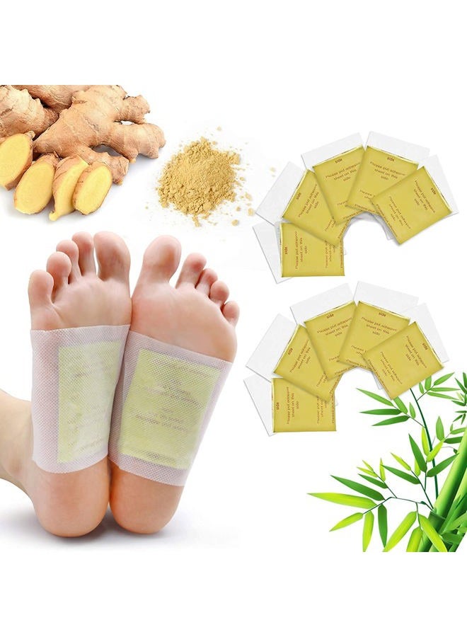 maguja Foot Pads | 100PCS Natural Ginger Foot Pads Foot and Body Care | Sleep & Feel Better | Natural & Premium Ingredients Organic Foot Pads for Travel and Home Use(Ginger Powder) - Image 5