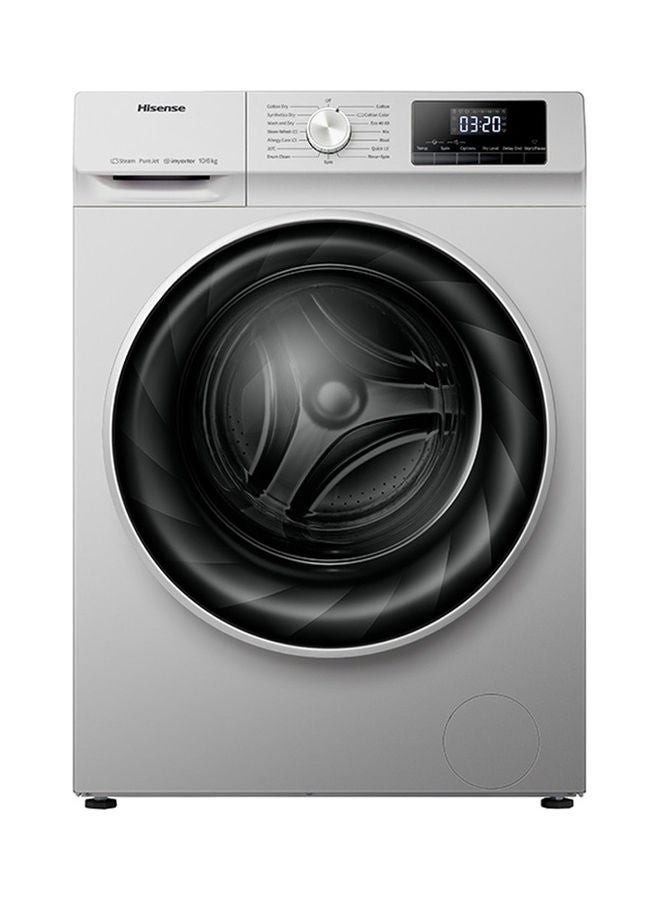 Hisense Front Load Washing Machine 10 kg WD3Q143BS Silver - Image 1