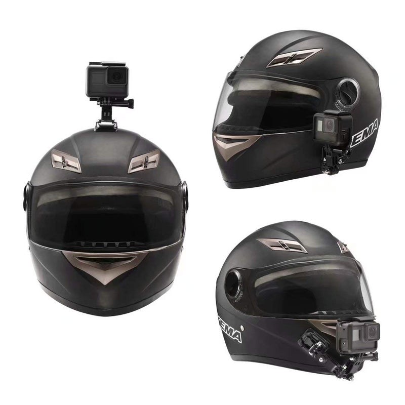 Lupholue Motorcycle Helmet Chin Swivel 3 Way Pivots Rotation Mount Kit for GoPro Hero 13, 12, 11, 10, 9, 8, 7, (2018) 6, Hero Black, Session, Xiaomi Yi, SJCAM, and Other Action Camera - Image 2