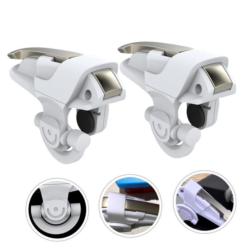 2 Pairs Mobile Game Controller Fire Trigger Enhanced Gaming Easy Installation for Smartphones - Image 4