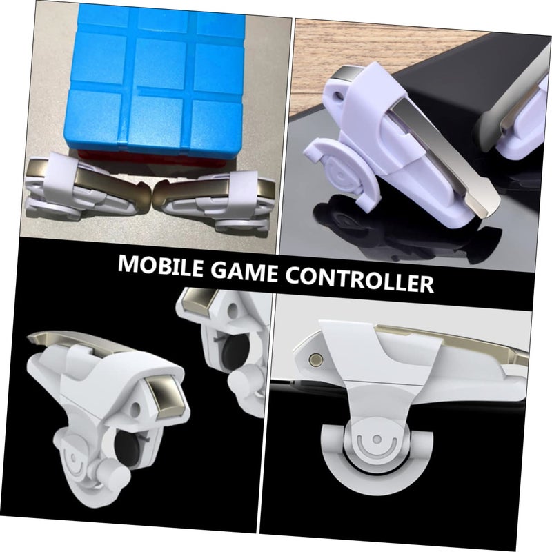 2 Pairs Mobile Game Controller Fire Trigger Enhanced Gaming Easy Installation for Smartphones - Image 3