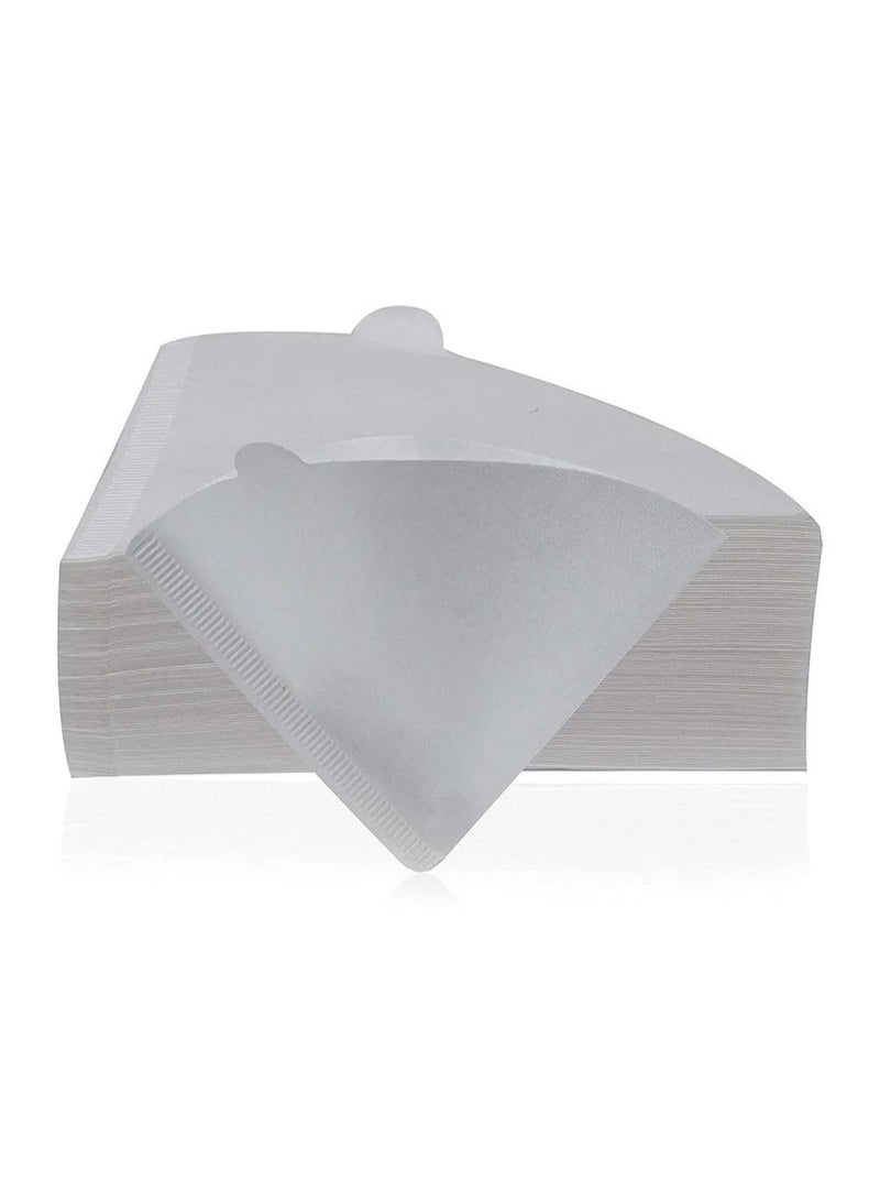 HOMESTAR 100 Piece Coffee Paper Filter V60 Size 02 White - Image 3