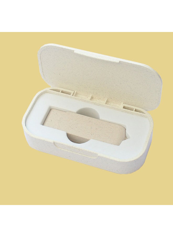 Environmentally Friendly Paper USB Flash Drive, Biodegradable USB Wheat Straw USB Flash Drive, Wooden USB Flash Drive, Customizable Logo, Mold Opening And Customized Appearance-Color:Brown-Capacity:USB3.0 64GB  - Image 5