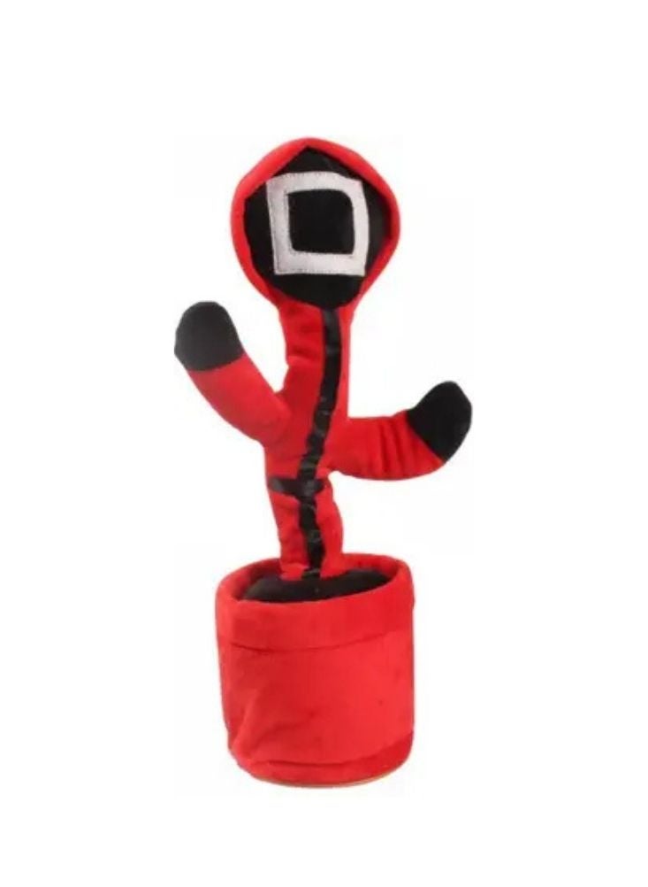 بريميم لعبة الصبار الراقص المحشوة الحمراء - لعبة مضحكة تتكلم وتغني للأطفال - Image 1