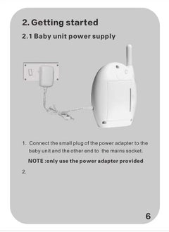 Gasin 2 Pieces Smart Voice Baby Wireless Monitor  - Image 4