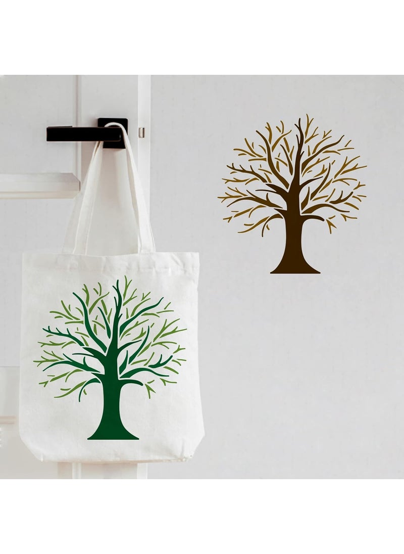 FINGERINSPIRE FINGERINSPIRE Tree Stencils Template 11.8x11.8inch Plastic Tree Branches Drawing Painting Stencils Square Reusable Stencils for Painting on Wood, Floor, Wall and Tile  - Image 4