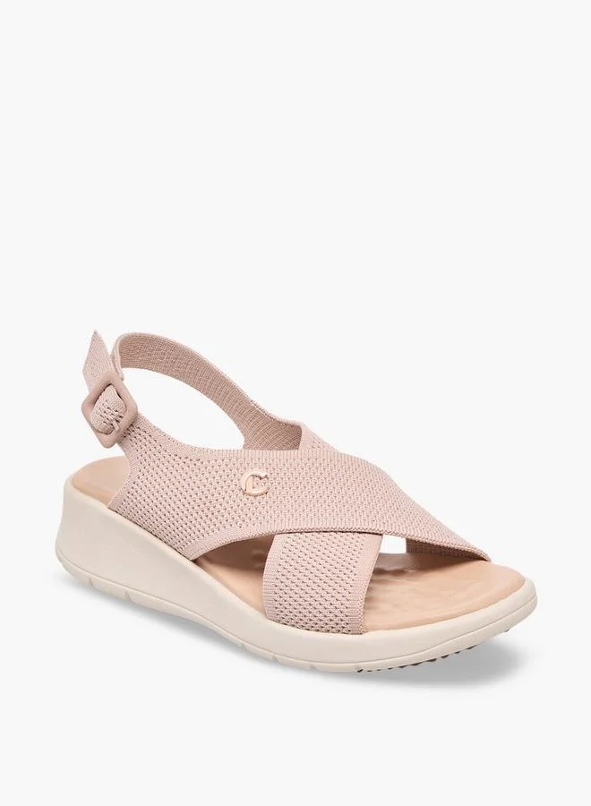 لو كونفورت Women Buckle Closure Strap Sandals