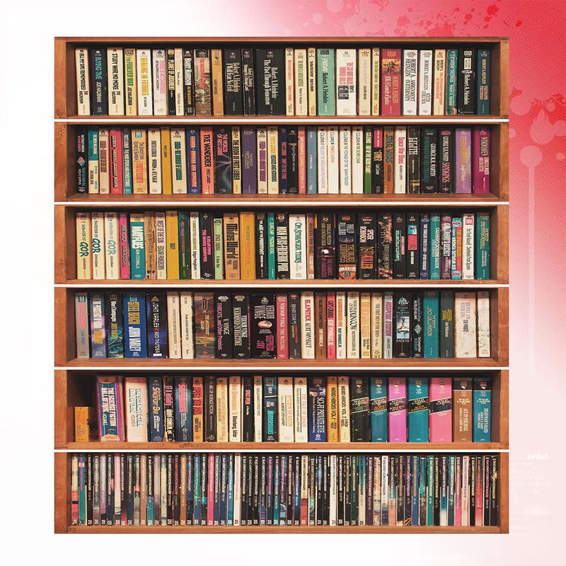 Decorative Stair Vintage Bookshelf Sticker 3D Non-fading Adhesive Sticker - Image 4