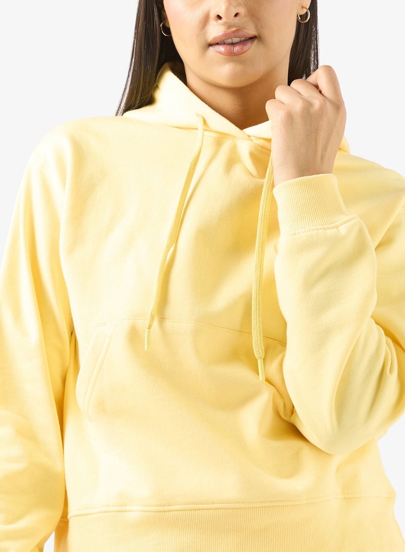 Ginger Basics Cotton Hooded Oversize Fleece Sweatshirt - Image 4
