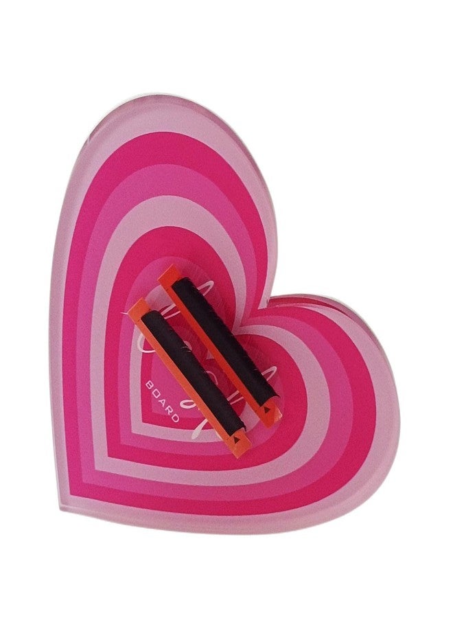 LIXIMMAZN Grafting False Eyelash Acrylic Extension Pallet, Eyelash Extension Tweezers Plate Pad Makeup Palette Individual Training Tools (Heart-shaped（4.72x3.54inch）) - Image 5