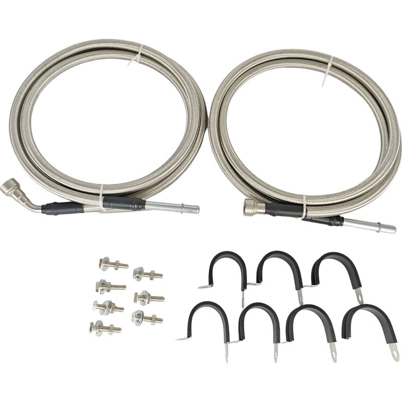 EZROAD 819875 Fuel Line Quick Fix Kit Compatible with Chevy Chevrolet 20042007 Silverado 1500 Compatible with GMC Sierra 1500 48L 53L 60L V8 15946187 QFF0004SS Flexible Stainless Steel 15946187 - Image 2