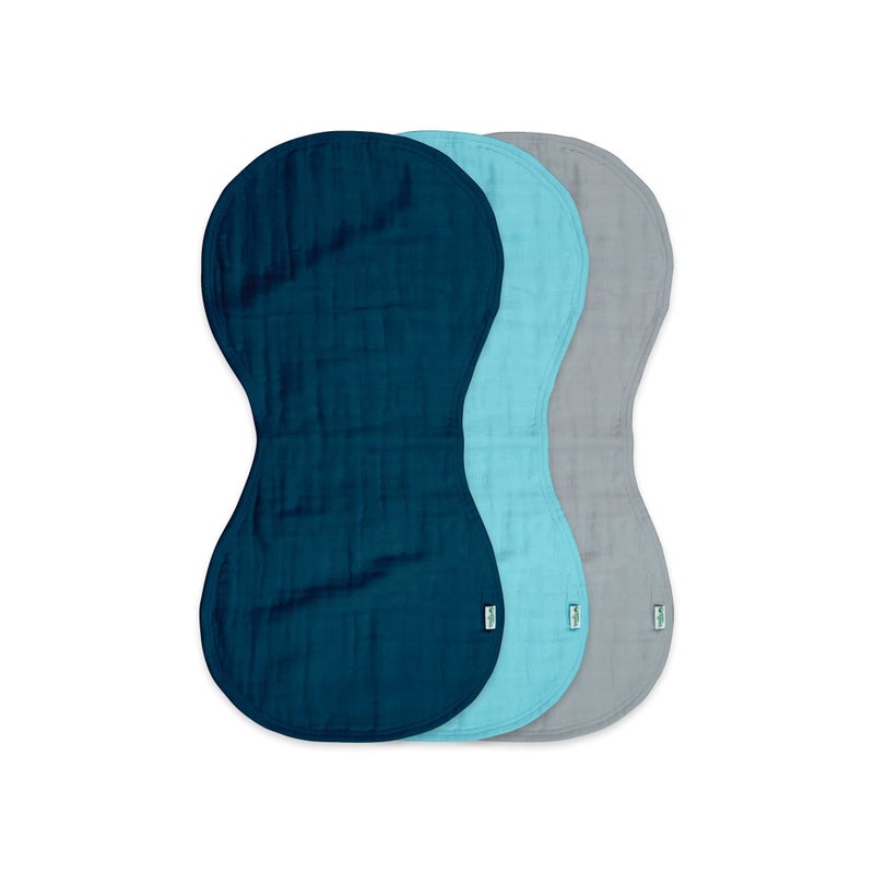 green sprouts Muslin Burp Cloths made from Organic Cotton | 4 absorbent layers protect from sniffles, drips & drools | 100% organic cotton muslin, Super soft & softer with every wash, Machine washable - Image 1