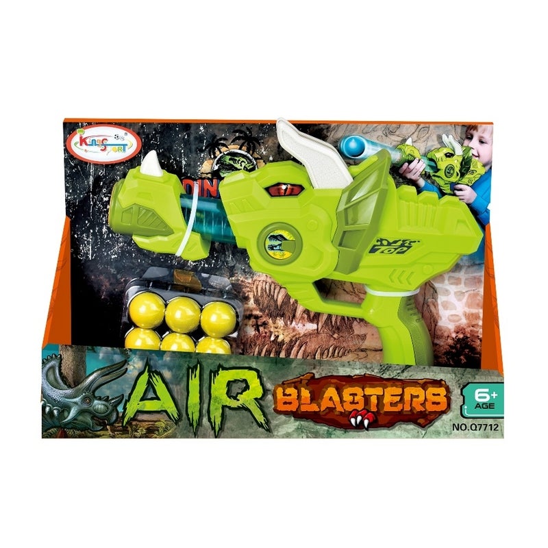 King Sport - Air Blaster Dinosaur Shape Foam Balls 6 Pieces - Q7712