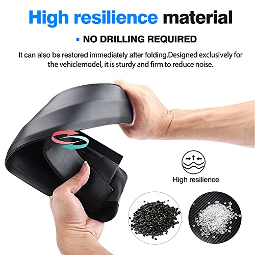 Autorder Mud Flaps Splash Guards for Toyota Highlander 2025 2024 2023 2022 2021 2020 Accessoreis Mudflap Fender Flares Front and Rear Mud Guard Set 4PCS - Image 4