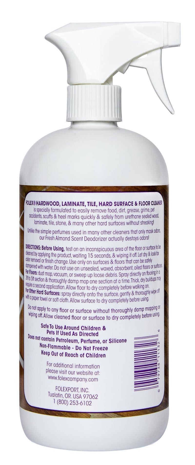 FOLEX Hardwood  Laminate  Tile  Hard Surface & Floor Cleaner  32oz - Image 2