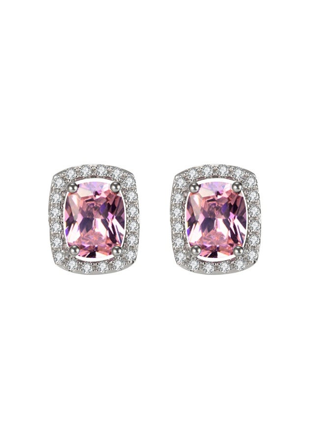 Mark Fairwhale Temperament Inlaid Diamond Gemston Crystal Earrings With Hooks And Studs 