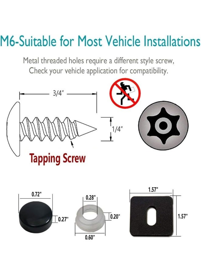Aootf Anti Theft License Plate Screws - Image 3