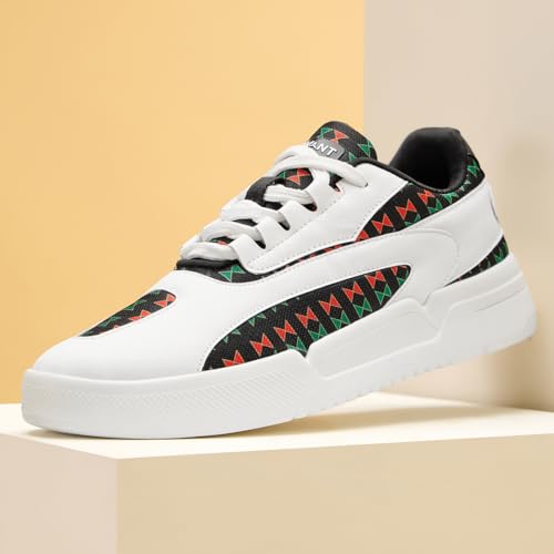 AVANT Men's Maximus Sneaker Shoes- Soft Cushioned Insole, Lightweight, Dynamic Feet Support, Arch Support & Shock Absorption, Trendy, Casual Footwear (AVMSH140CL01UK9_White_UK9) - Image 5