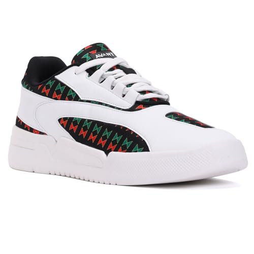 AVANT Men's Maximus Sneaker Shoes- Soft Cushioned Insole, Lightweight, Dynamic Feet Support, Arch Support & Shock Absorption, Trendy, Casual Footwear (AVMSH140CL01UK9_White_UK9) - Image 1
