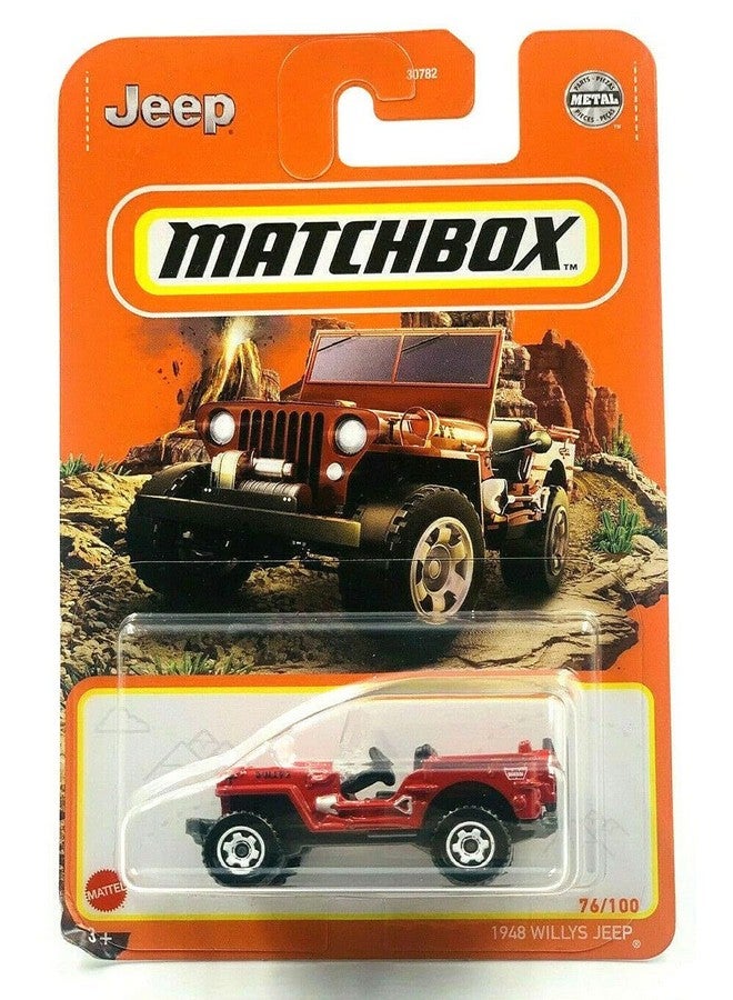 MATCHBOX ماتش بوكس 1948 ويليس جيب [أحمر] 76/100