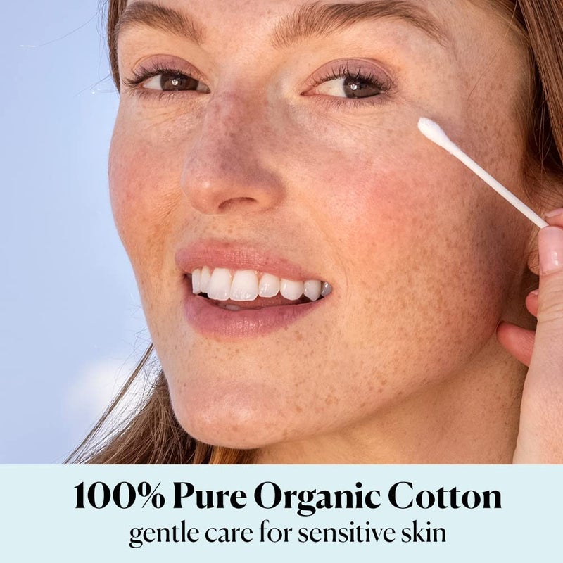 Sky Organics - Organic Cotton Swabs, 500 ct. - Ultra Soft Tips - Strong & Durable - Hypoallergenic - Chlorine Free - Sustainable - with Ebook - Natural, Vegan & Cruelty Free - Skin Care & Self Care - Image 4