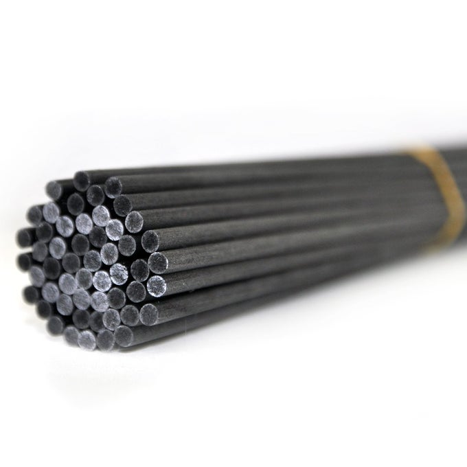 50 PIECES FIBER REED DIFFUSER REPLACEMENT REFILL STICKS FOR AROMA FRAGRANCE BLACK 12 X4MM