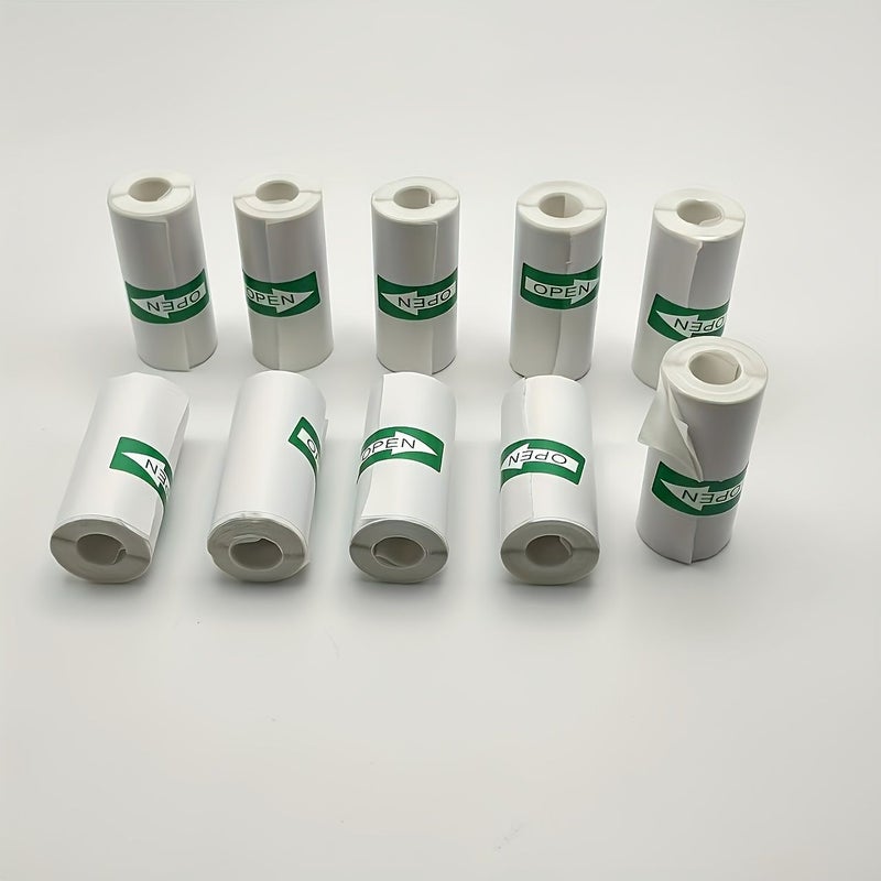 Thermal Paper Labels 57mm White 10 Rolls for Wireless Printers Office Organization - Image 3