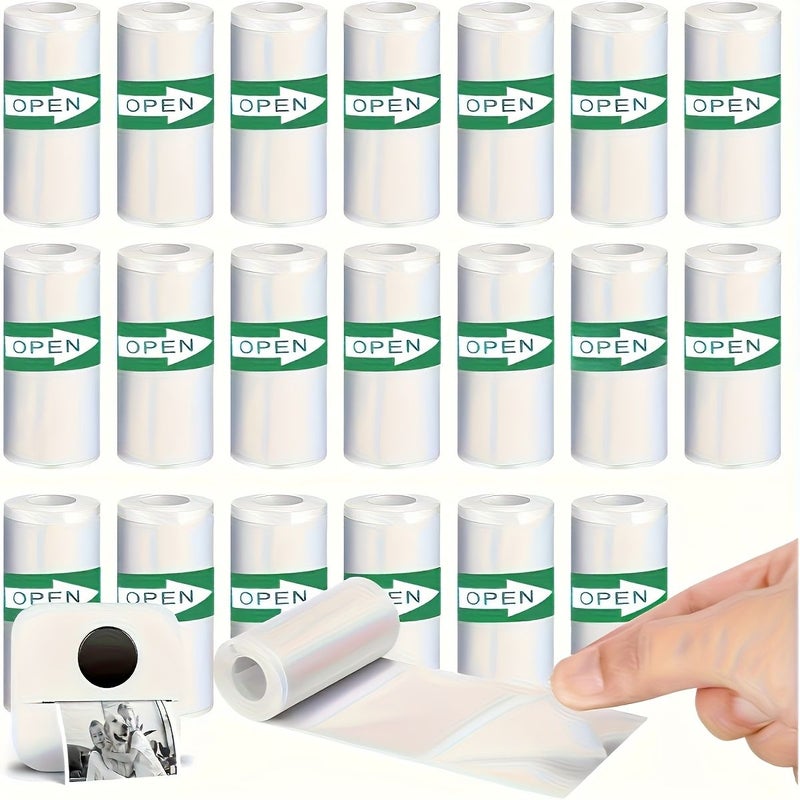 Thermal Paper Labels 57mm White 10 Rolls for Wireless Printers Office Organization - Image 4