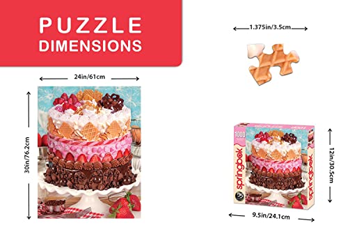 Springbok's 1000 Piece Jigsaw Puzzle Icing on The Cake - Made in USA - Image 3