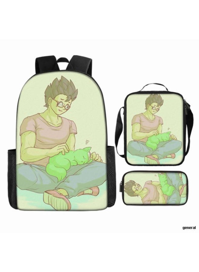 عام حقيبة ظهر مطبوعة عالمية مشتركة - مجموعة حقائب ظهر من ثلاث قطع (متوفرة للطلاب والأطفال والأصدقاء في النزهايات وتسلق الجبال وما إلى ذلك) - 64 - Image 1