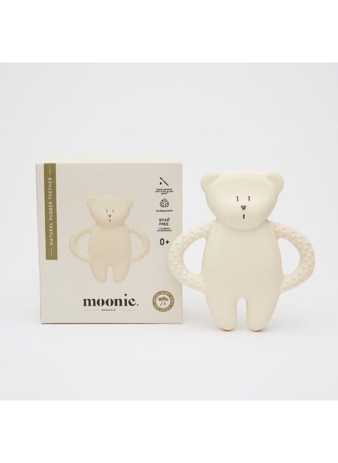 Moonie Moonie Natural Rubber Teether Bear - Polar  - Image 3